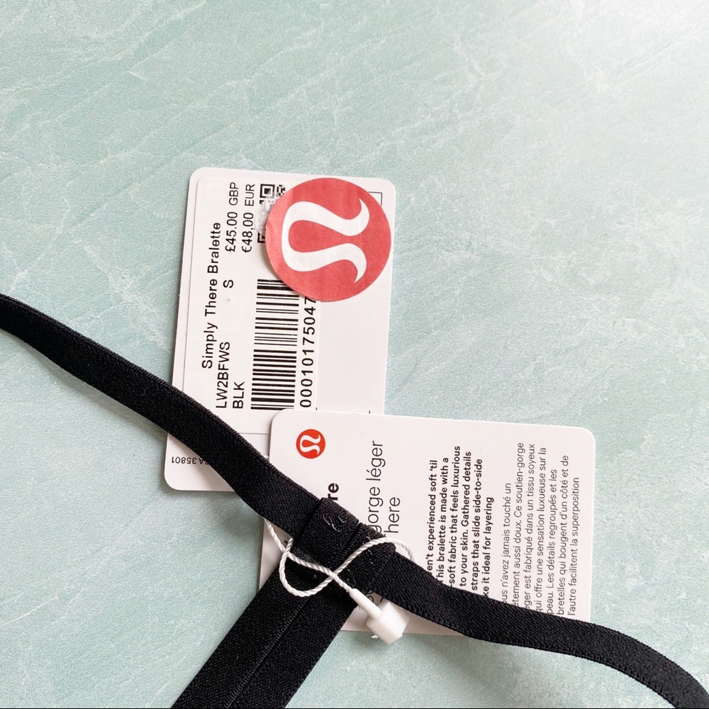 Lululemon Simply There Bralette black sz S - Picture 5 of 7